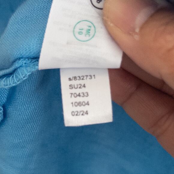 Ann Taylor Sky Blue Button-Up Blouse - Picture 8 of 8